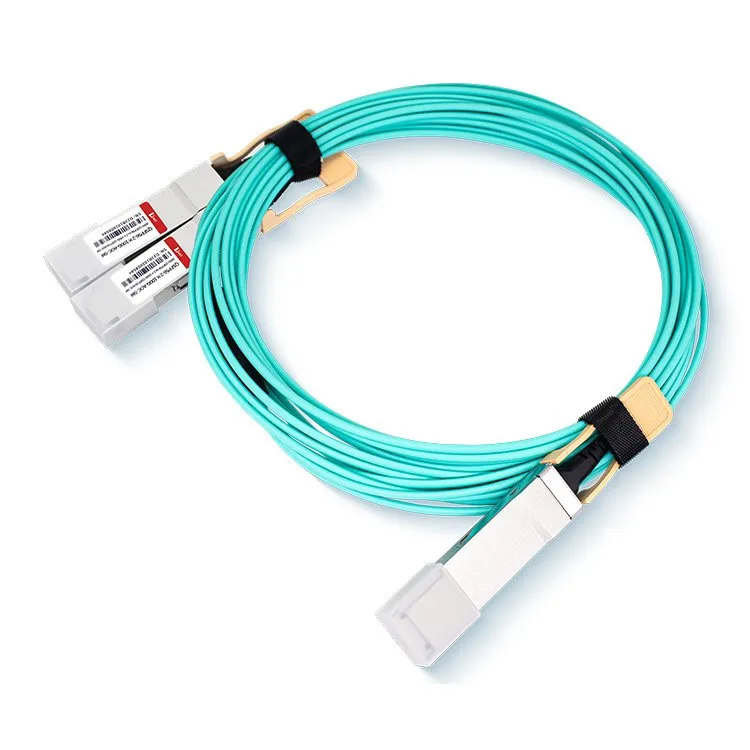 QSFP56 200G سے 2X100G بریک آؤٹ AOC کیبل